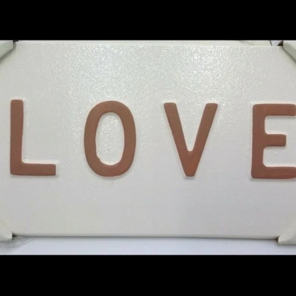 Hearth & Hand Love Wall Art Bedroom Office Sign Poster Home Decoration - Picture 3 of 5